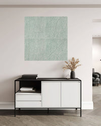 Sade akoestische panelen design set van 4 sage green