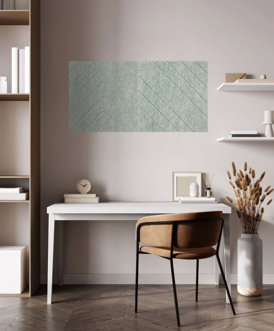 Loa Akustikplatten Design-Set aus 2 Salbeigrün