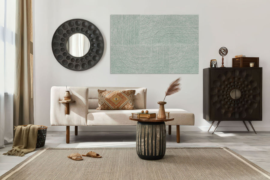 Loa Akustikplatten Design-Set aus 6 Salbeigrün