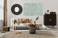 Maya 3d akoestische panelen design set van 6 sage green