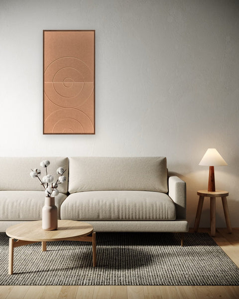 Golden Echo Akustikbilder Stimmungsimpression aus dem Wohnzimmer