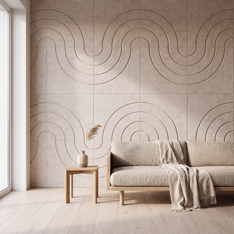 Loa I als volledige wand in interieur