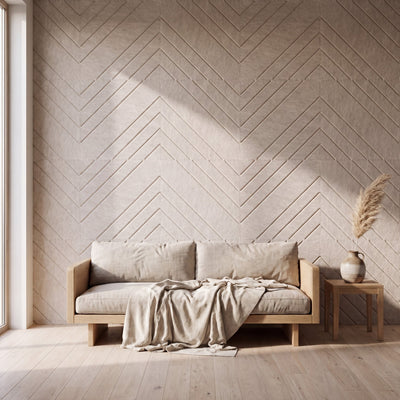 Loa Ii als volledige wand in interieur
