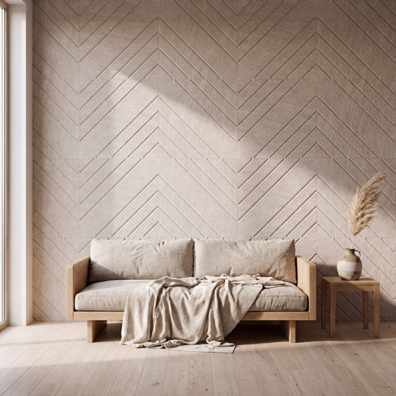 Loa Ii als volledige wand in interieur