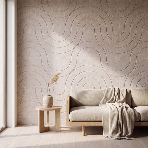 Loa Viii als volledige wand in interieur