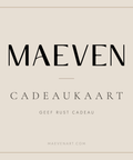 Maeven Art cadeaukaart — geef akoestische wandkunst cadeau