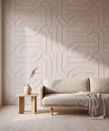 Maya I als volledige wand in interieur