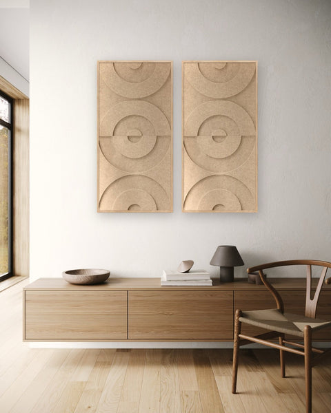 Maya II Acoustic wall art Duo Arrangement