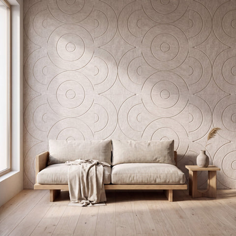 Maya Ii als volledige wand in interieur