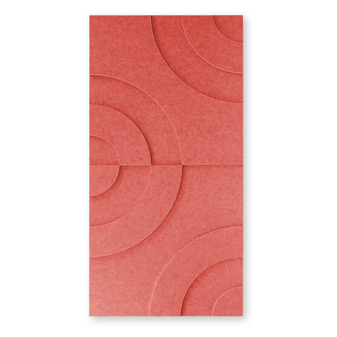 Maya III 3d akoestisch schilderij vilt 0.5x1.00m – Zelfklevend PET Vilt Maeven art burgandy