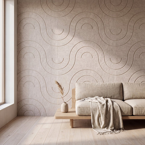 Maya Iii als volledige wand in interieur