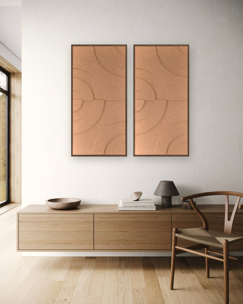 Maya III Acoustic wall art Duo Arrangement