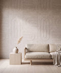 Maya Iv als volledige wand in interieur