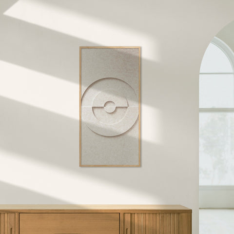 Maya VI 3d akoestisch schilderij vilt 0.5x1.00m