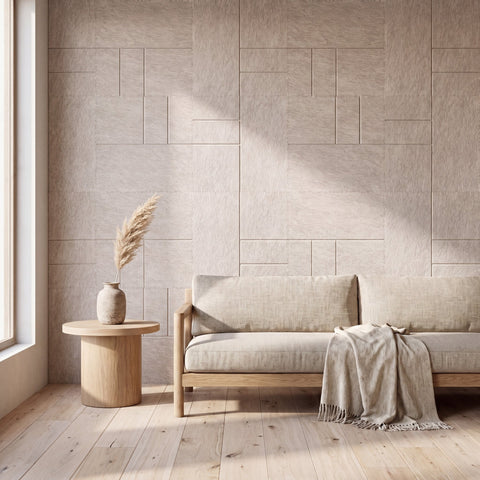 Sade Iii als volledige wand in interieur