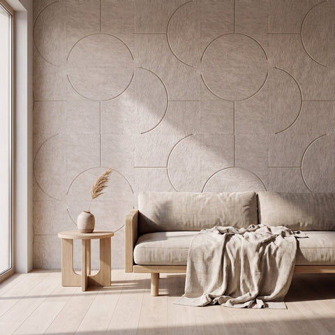 Sade Iv als volledige wand in interieur