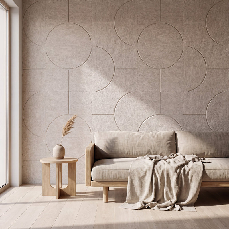 Sade Iv als durchgehende Wand im Innenraum