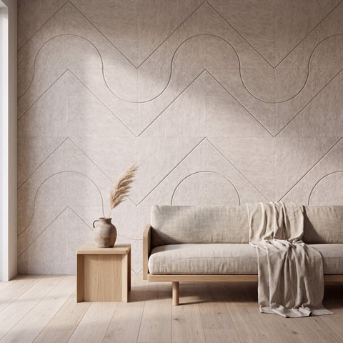 Sade Vi als volledige wand in interieur