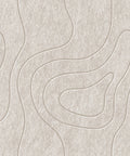 Waves Basin V acoustic felt panel made of PET felt — color: Beige