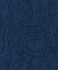 Waves Basin V acoustic felt panel made of PET felt — Navy