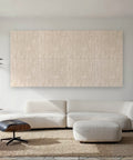 Waves Basin V acoustic wall panels — lounge room ambiance (Sand)