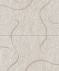 Waves Contour IV 3D akoestisch wandpaneel van PET-vilt — kleur Beige