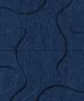 Waves Contour IV 3D akoestisch wandpaneel van PET-vilt — kleur Navy