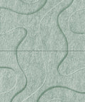 Waves Contour IV 3D akoestisch wandpaneel van PET-vilt — kleur Sage Green