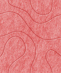 Waves Contour IV Akustikfilzplatte von PET-Filz Farbe: Burgundy
