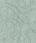 Waves Contour IV Akustikfilzplatte von PET-Filz Farbe: Sage Green