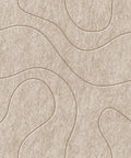 Waves Contour IV Akustikfilzplatte von PET-Filz Farbe: Sand
