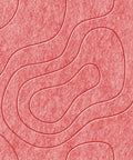 Waves Current VII akoestisch viltpaneel van PET-vilt — kleur Burgundy
