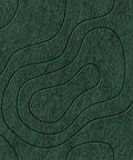 Waves Current VII akoestisch viltpaneel van PET-vilt — kleur Deep Green