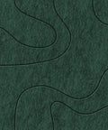 Waves Drift VI acoustic felt panel made of PET felt — color: Deep Green