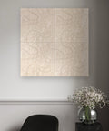 Waves Drift VI Acoustic Wall Panels — Classic Interior Design Inspiration (Sand)