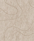 Waves Drift VI acoustic felt panel made of PET felt — color: Sand