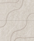 Waves Lagoon II 3D akoestisch wandpaneel van PET-vilt — kleur Beige