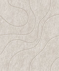 Waves Lagoon II akoestisch viltpaneel van PET-vilt — kleur Beige