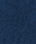 Waves Lagoon II akoestisch viltpaneel van PET-vilt — kleur Navy