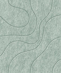 Waves Lagoon II akoestisch viltpaneel van PET-vilt — kleur Sage Green