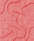 Waves Relief VIII 3D akoestisch wandpaneel van PET-vilt — kleur Burgundy