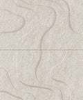 Waves Strata I 3D akoestisch wandpaneel van PET-vilt — kleur Beige
