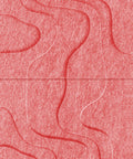 Waves Strata I 3D akoestisch wandpaneel van PET-vilt — kleur Burgundy