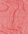 Waves Strata I 3D akoestisch wandpaneel van PET-vilt — kleur Burgundy