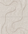 Waves Tidal III 3D akoestisch wandpaneel van PET-vilt — kleur Beige