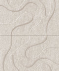 Waves Tidal III 3D akoestisch wandpaneel van PET-vilt — kleur Beige