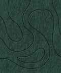 Waves Tidal III Akustikfilzplatte von PET-Filz Farbe Deep Green