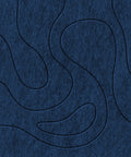 Waves Tidal III Akustikfilzplatte von PET-Filz Farbe: Navy