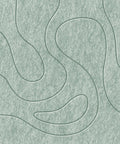 Waves Tidal III Akustikfilzplatte von PET-Filz Farbe: Sage Green
