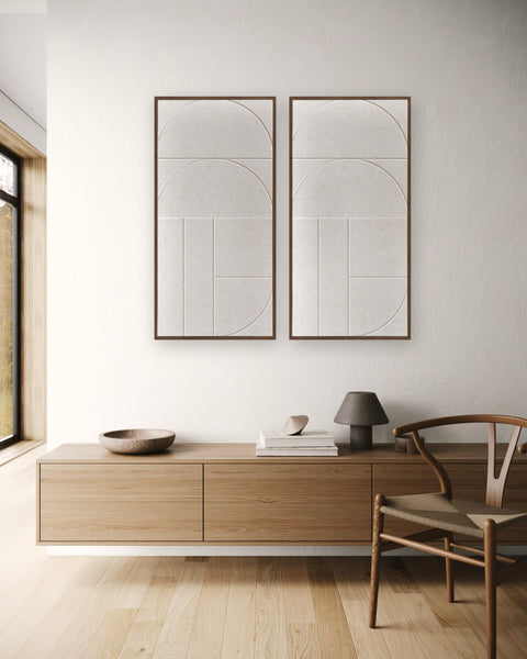 Whispering Dunes Acoustic wall art Duo Set